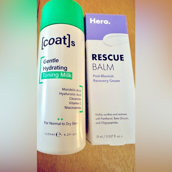 Hero Other - 🧖‍♀️Skincare Bundle! Lot of Coats Toning Milk & Hero Rescue Balm❣️